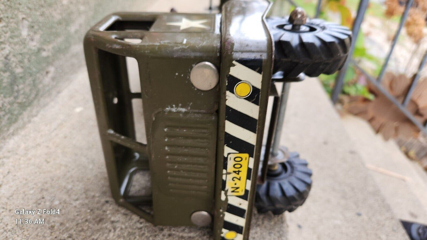 Vintage Ny-lint N-2400 Electronic Cannon Toy Truck 1950's Battery Operated