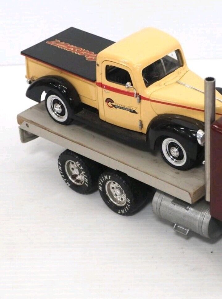 Vintage Nylint Flatbed Truck with Cockshut Truck Pressed Steel 