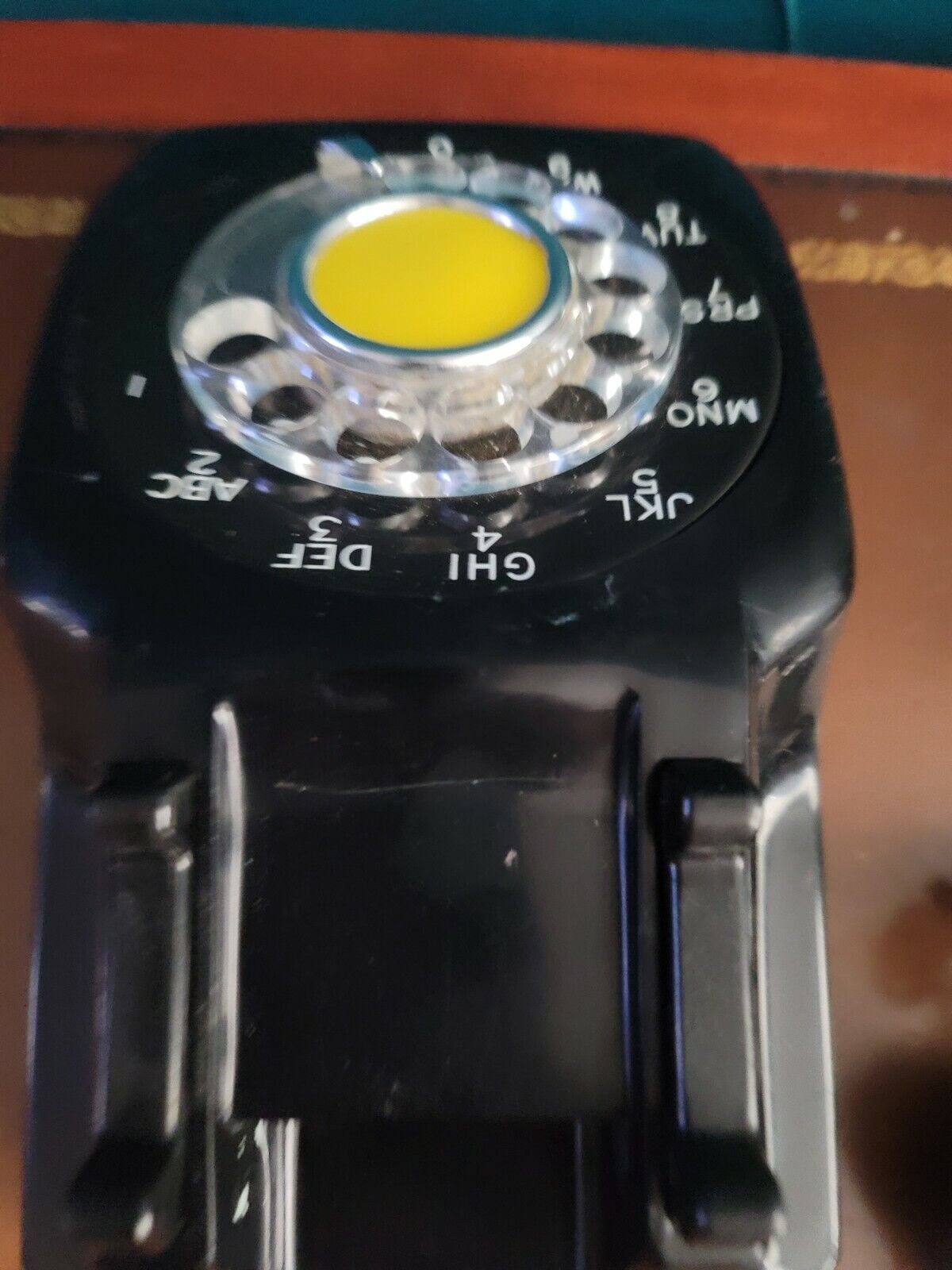 VINTAGE STROMBERG CARLSON 1543 W-K BLACK  ROTARY TELEPHONE 1950S WORKS