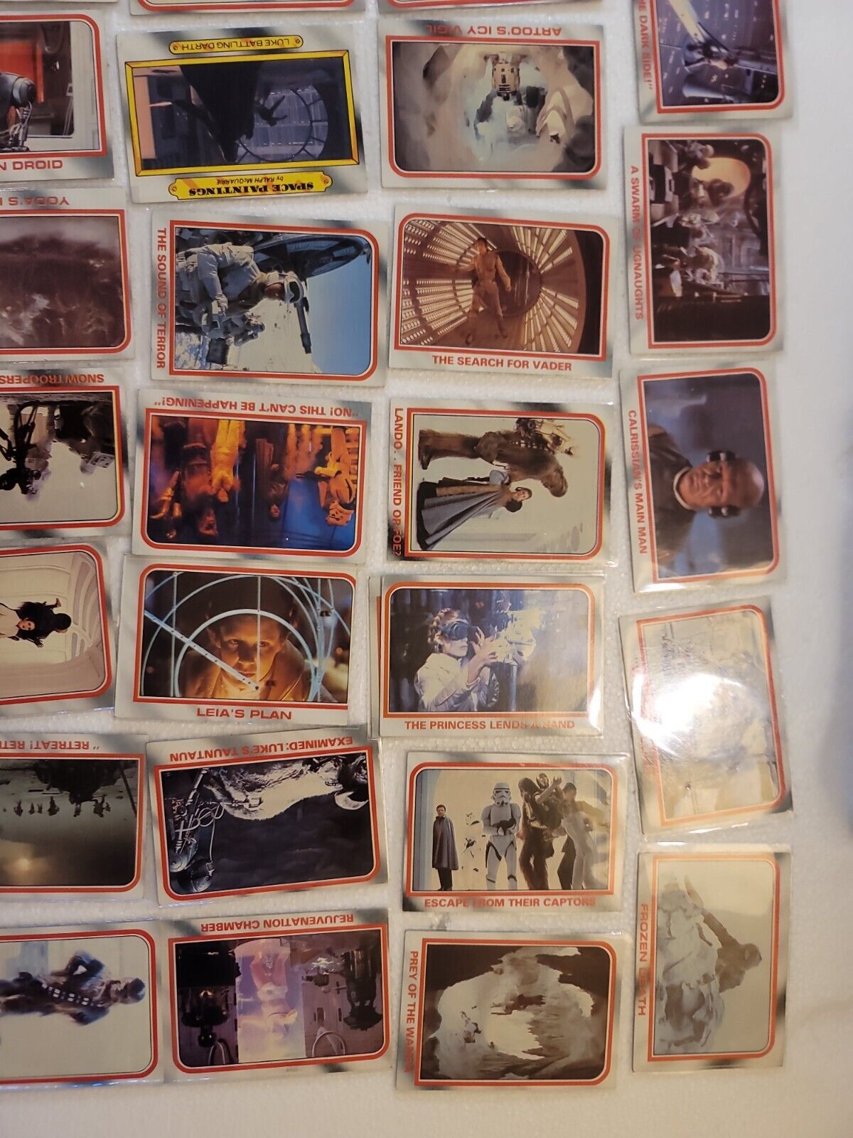 LOT of 61 Empire Strikes Back Topps Trading Cards Star Wars  Near Mint Wow