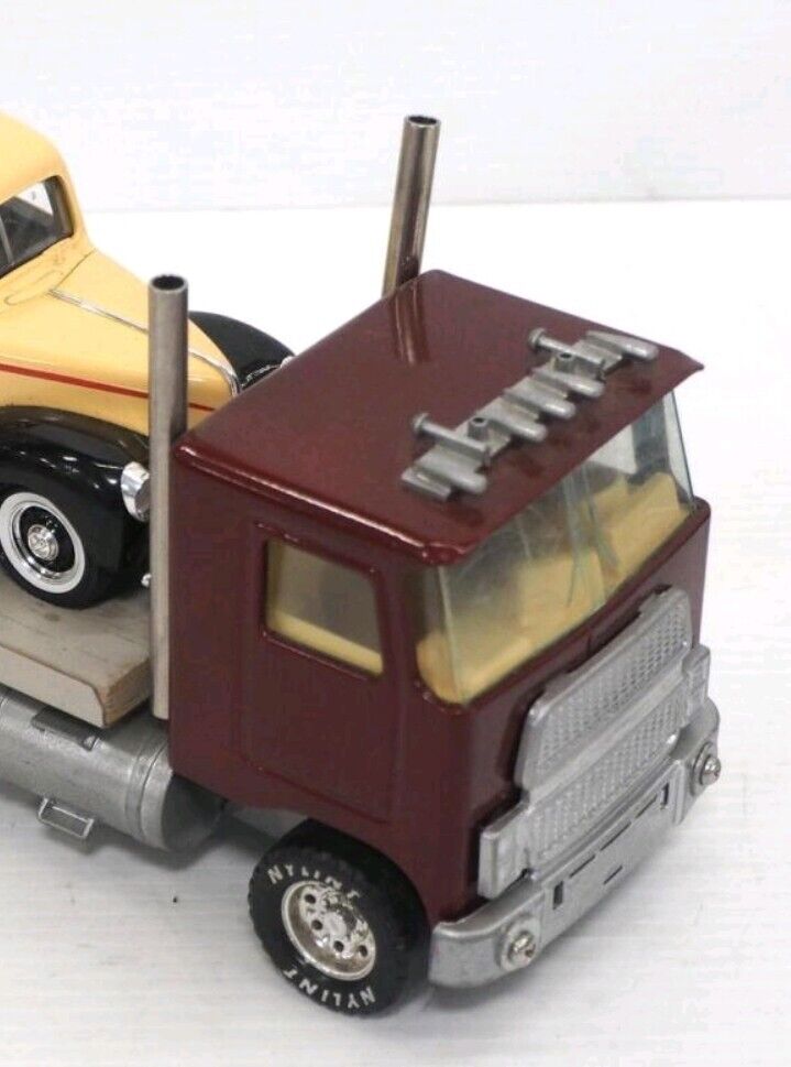 Vintage Nylint Flatbed Truck with Cockshut Truck Pressed Steel 