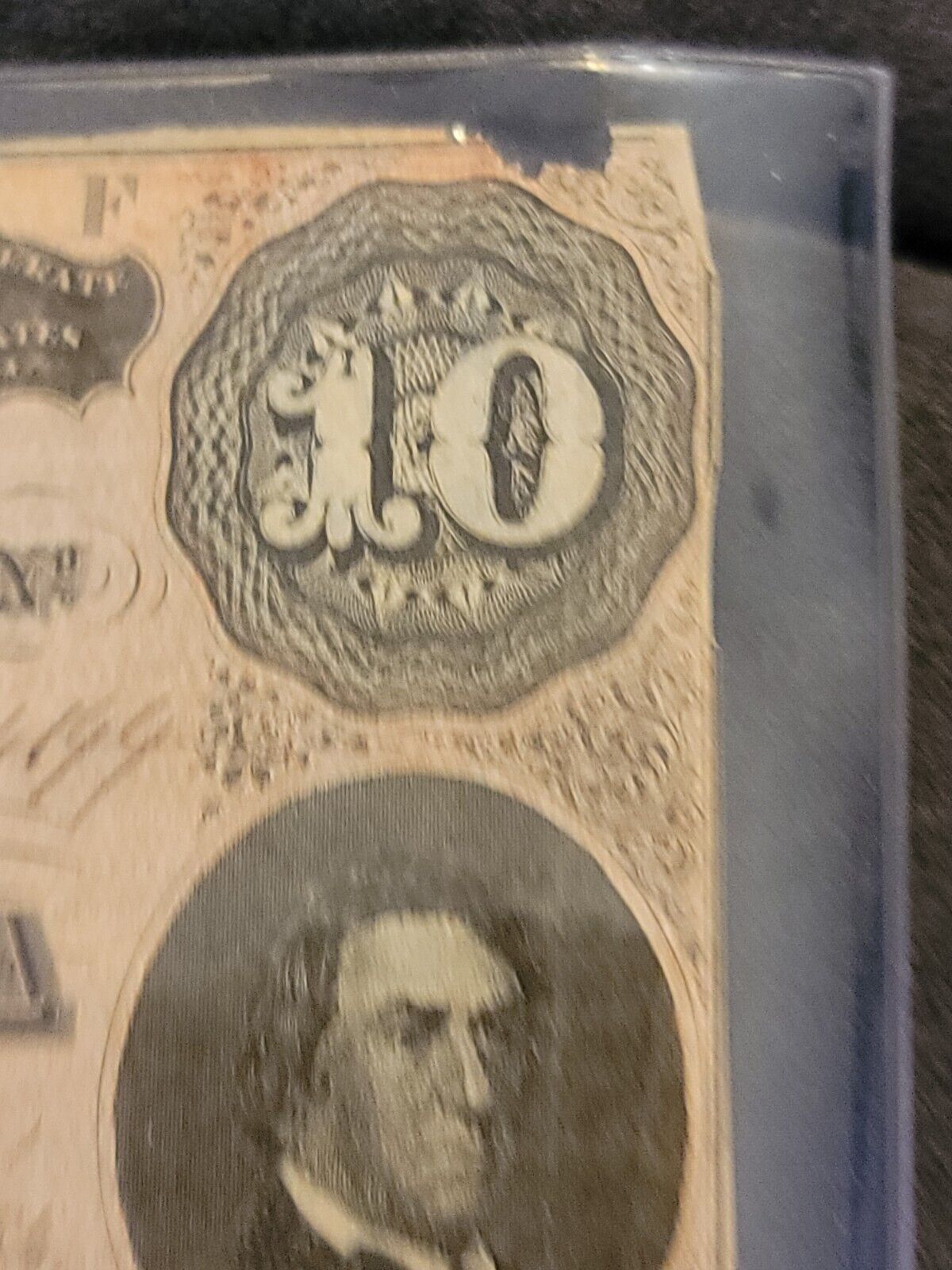 CONFEDERATE STATES $10 BANK NOTE FEB 17, 1864 