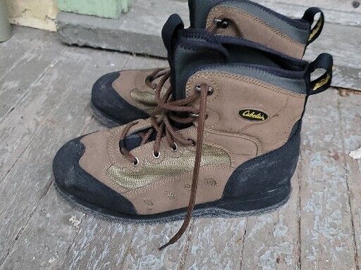 Cabela's ULTRALIGHT Felt Sole WOMEN'S WADING/FISHING BOOTS Size 15 L #83-0214