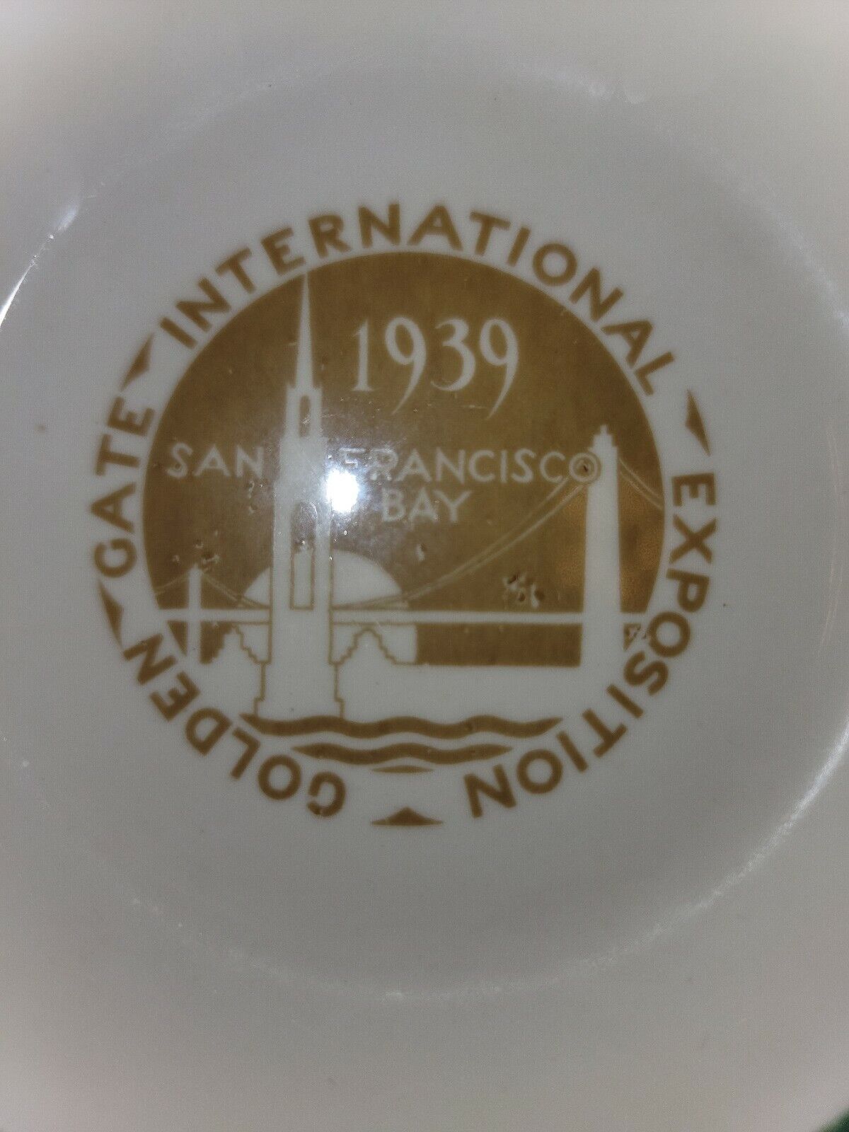 Golden Gate International Exposition Plate American USA Expo 1939 Homer Laughlin