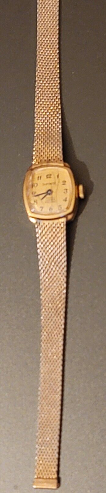 Vtg. 1960's Dufonte By Lucien Picard Women's Wrist Watch Works Keeps Time 