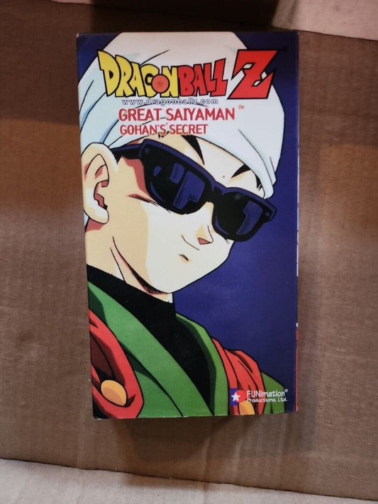 Dragonball Z Great Saiyaman Gohan's Secret Dubbed VHS Great Condition Tested