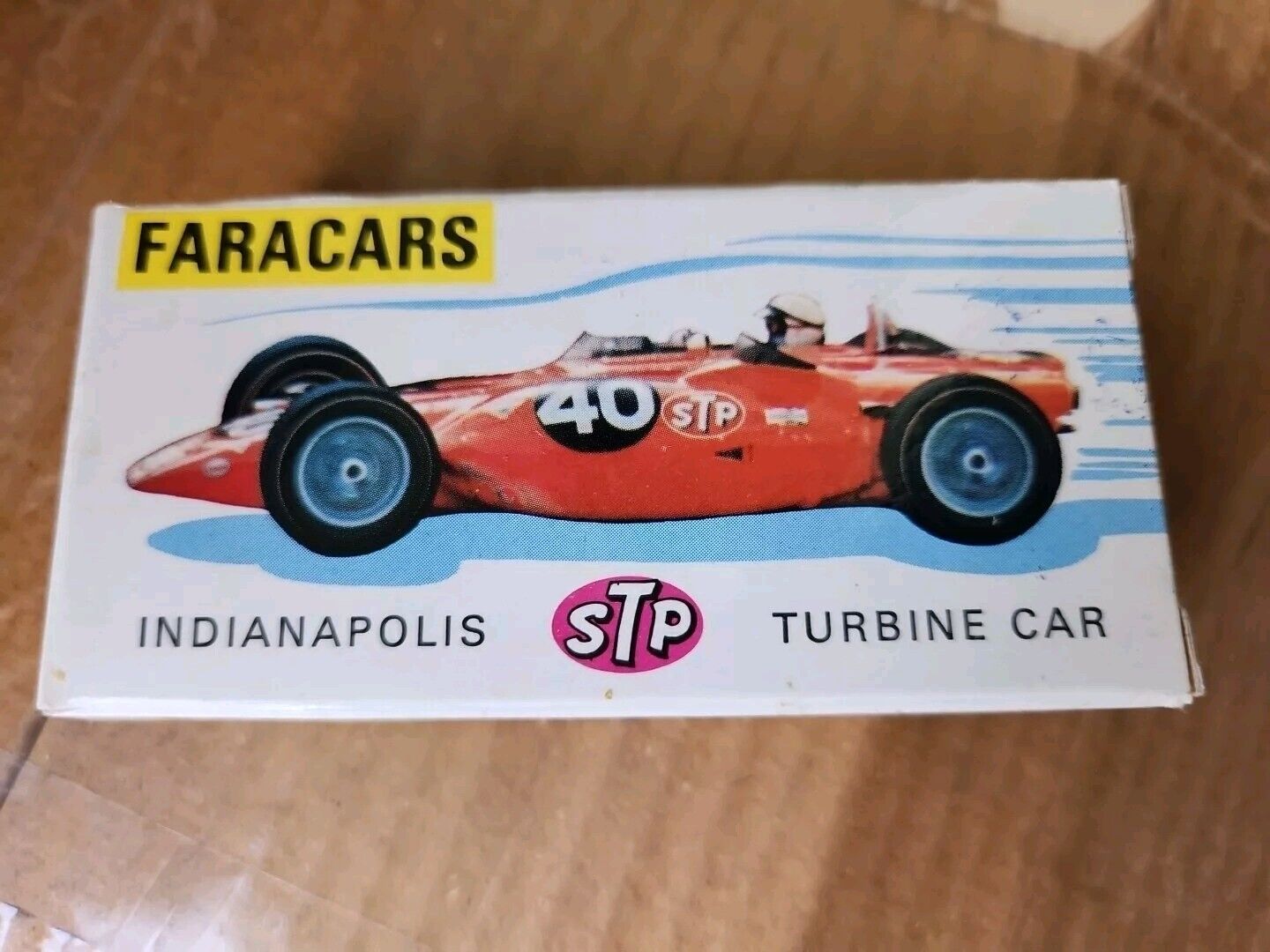 Vintage Faracars France Indianapolis Turbine Car STP, In Box, Decals 1967 Race