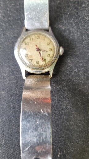 Winton Non Magnetic Antique Swiss Watch Complete 1940's  Working 