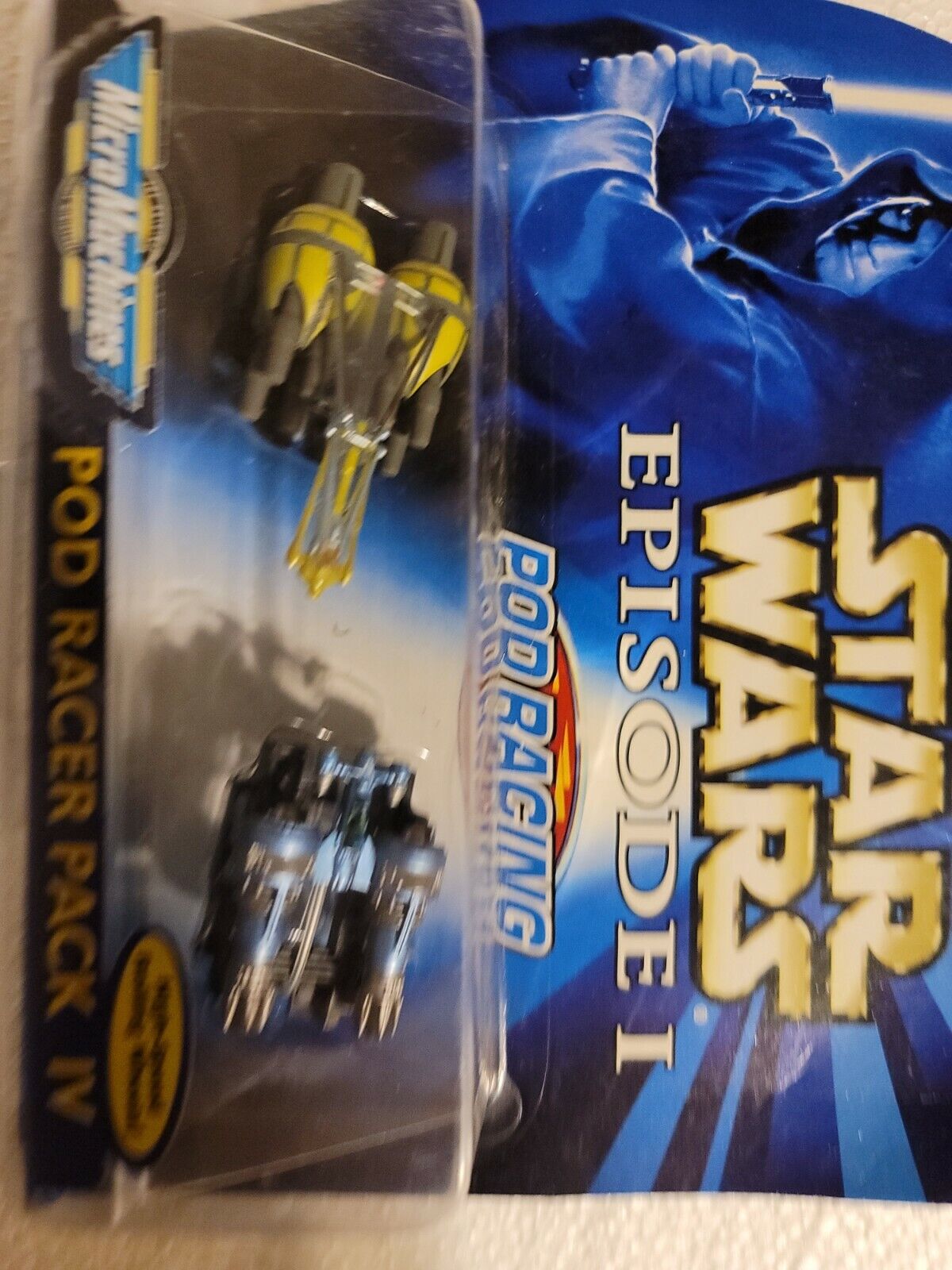 Micromachines Star Wars Episode 1 Pod Racing Pack 4, 1998 by Galoob Vintage