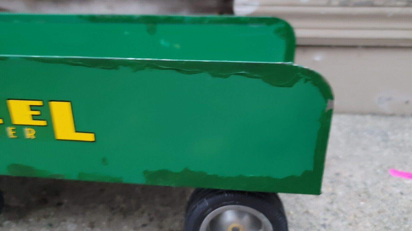 Restored 1950S Tonka cab over STEEL TRUCK CARRIER 