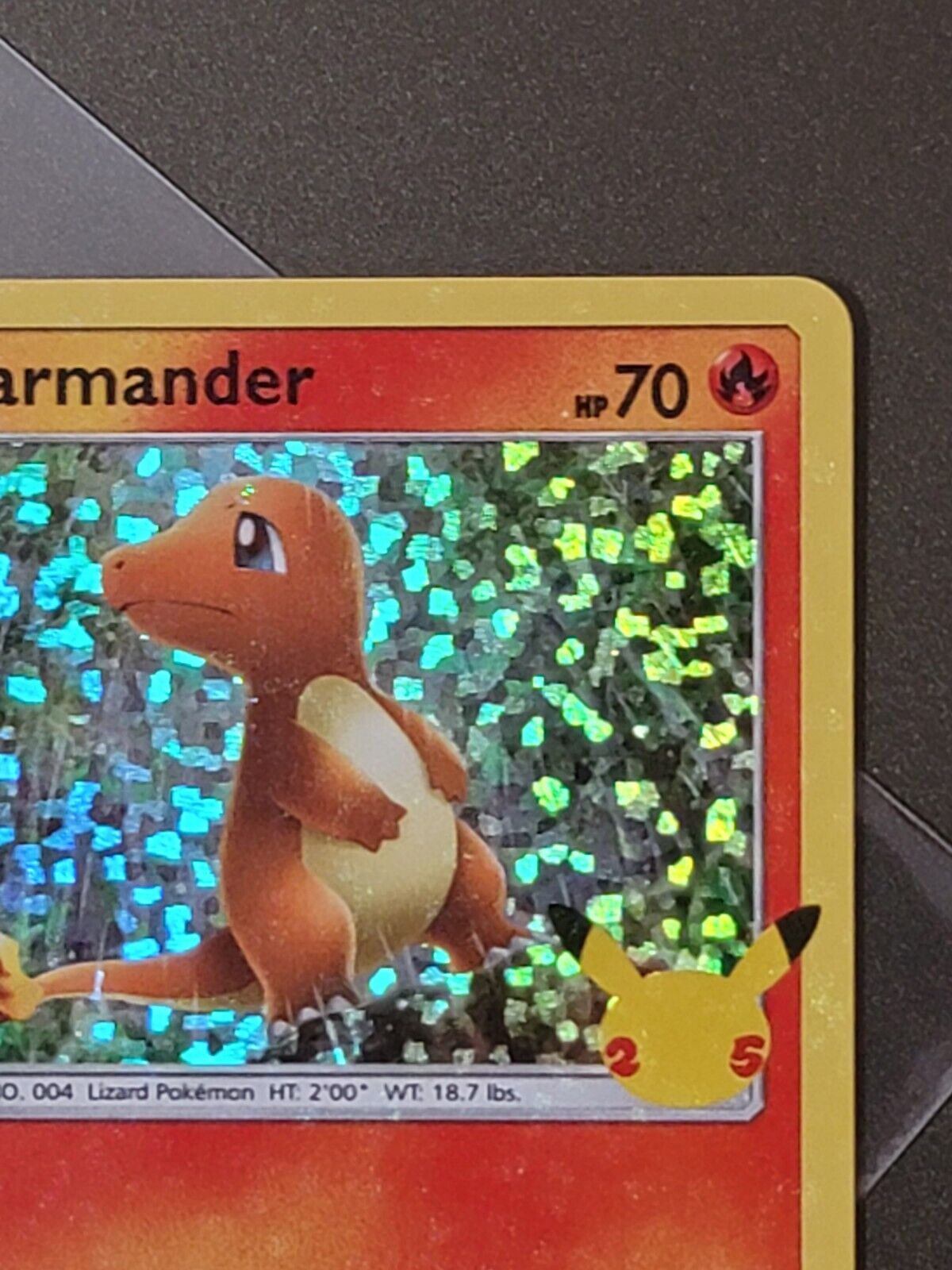 Charmander 9/25 Holo McDonald's 25th Anniversary  Pokemon Card