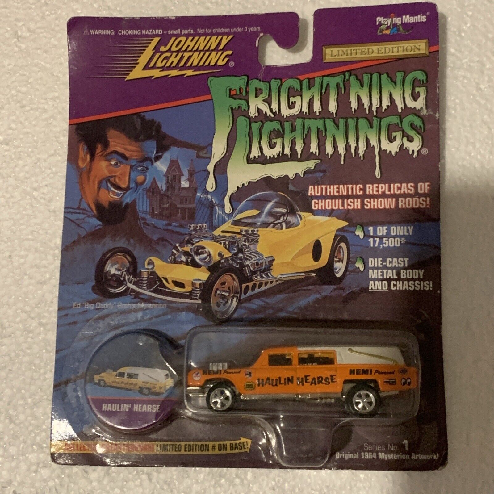 Johnny Lightning Frightning Lightnings Original 1964 Mysterion Artwork L51