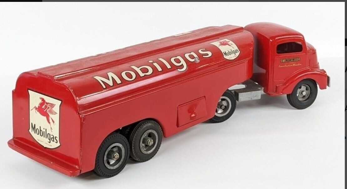 Vintage Restored Smith Miller GMC Mobilgas Mobil Oil Tanker Toy Truck Collect