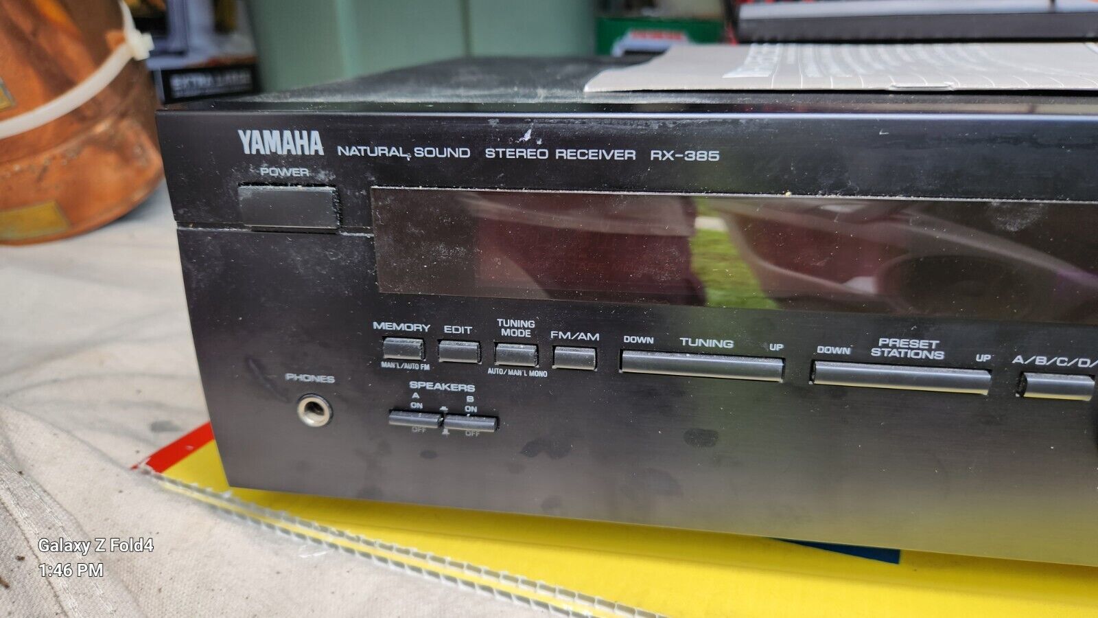 Yamaha RX-385 Natural Sound Receiver Great Condition Tested Works