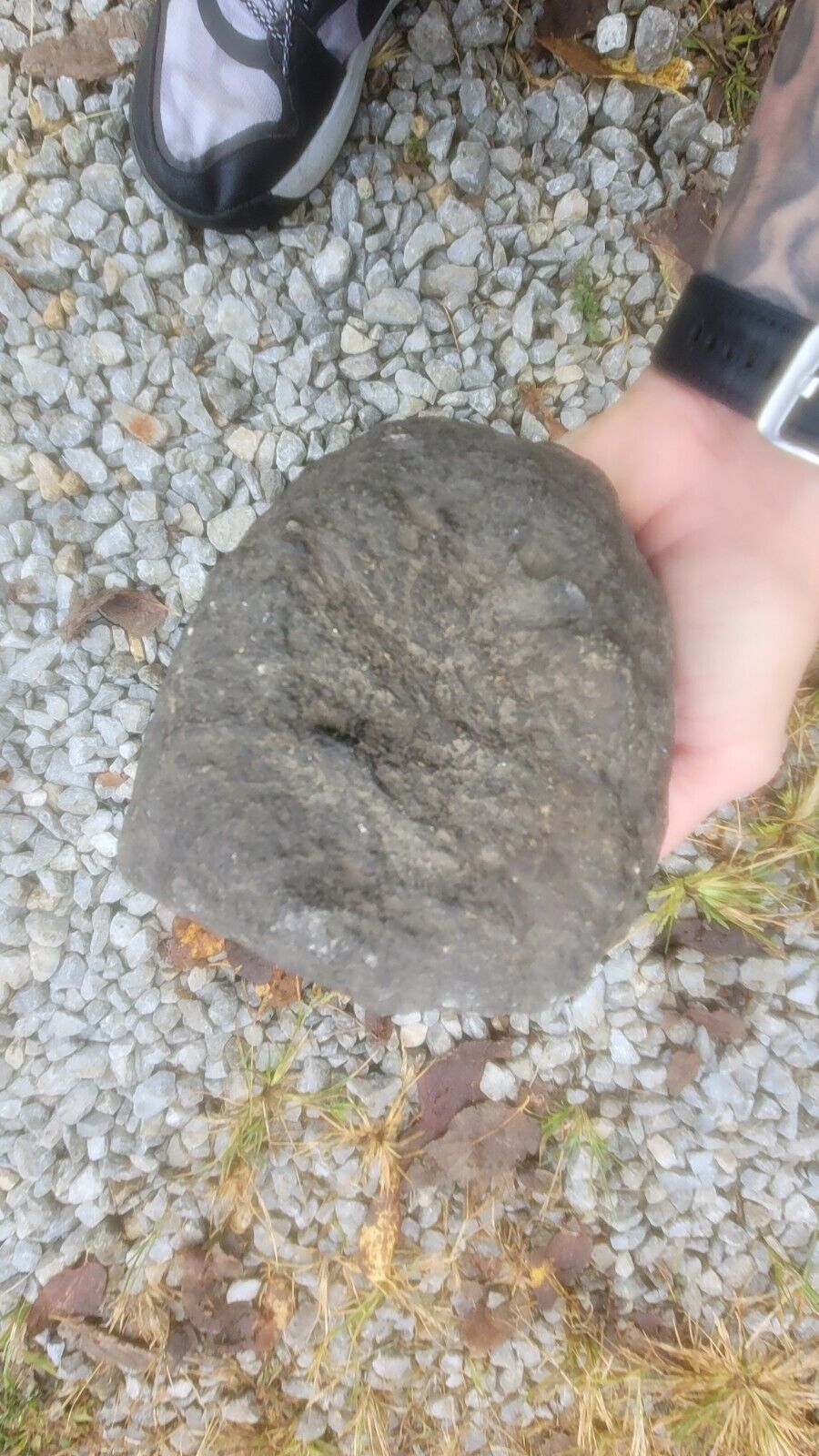 Native American Stone Grinding Stone W/ Two Grooves 