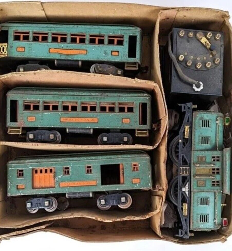 Lionel Prewar Standard Gauge 350 Set Original Box 