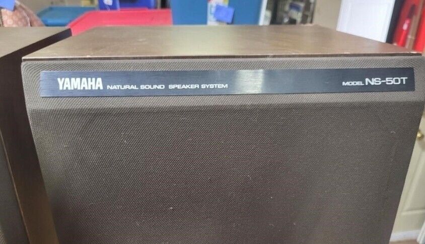 RARE Yamaha NS-50T Natural Sound Speakers With Wood Finish