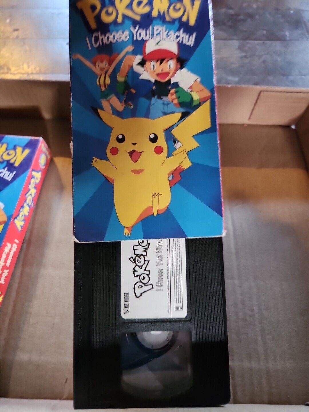 Pokemon I Choose You Pikachu VHS VCR Video Tape Nintendo 2 Available 