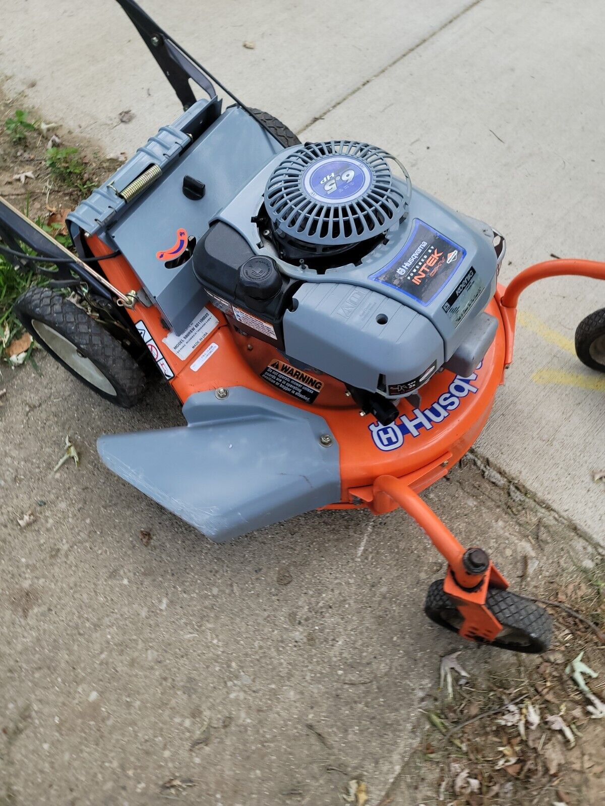 USED HUSQVARNA 580RSW PUSH MOWER Needs Pull String 