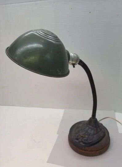 Vintage Art Deco Flex Arm Art Desk Table Lamp WORKS 