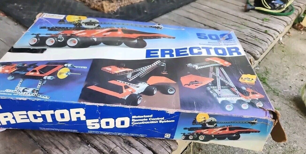 VINTAGE GABRIEL ERECTOR 500 MOTORIZED REMOTE CONTROL CONSTRUCTION