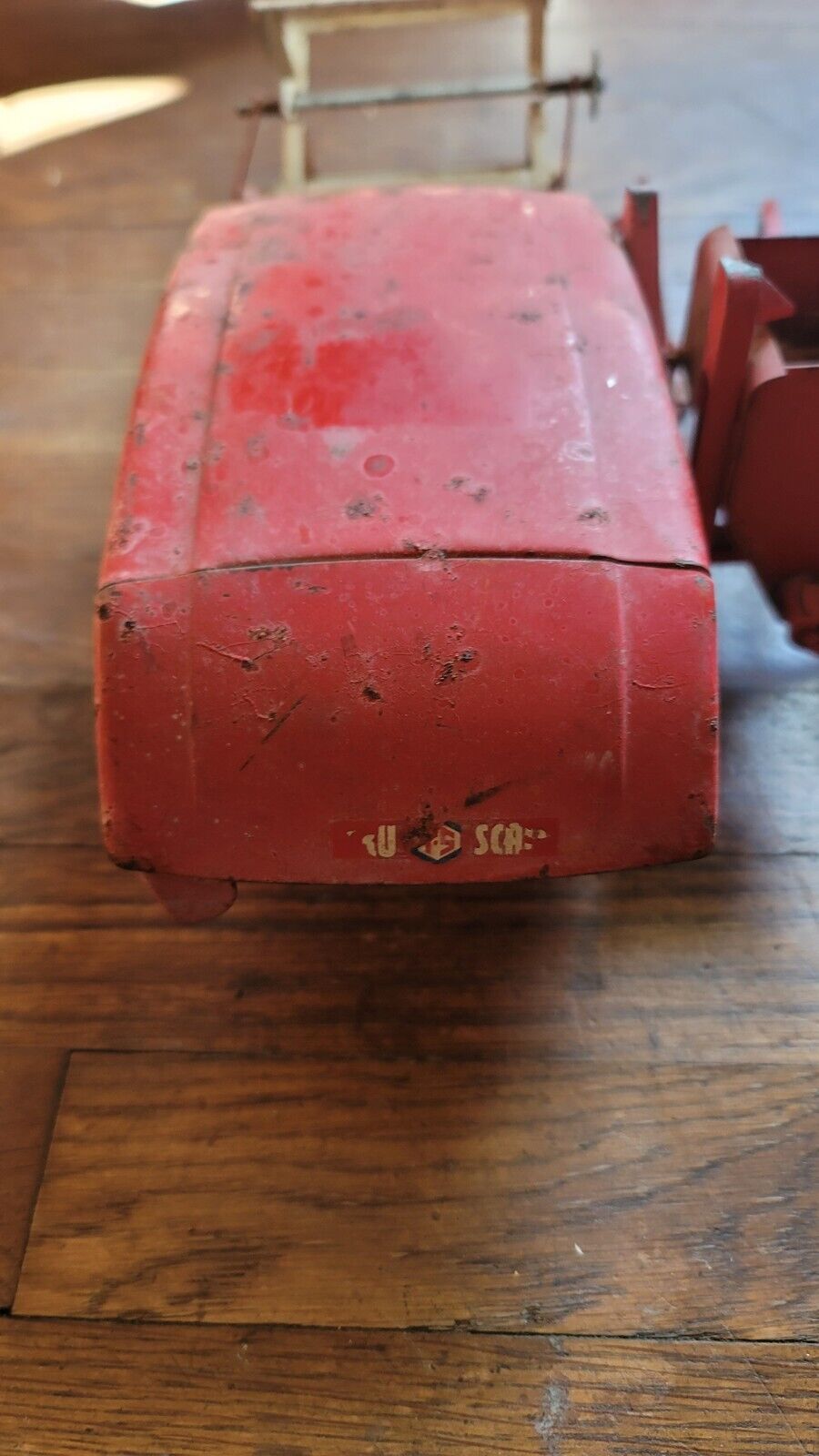 Vintage! Tru-Scale 1:16th Scale Metal Red Farm Toy Combine