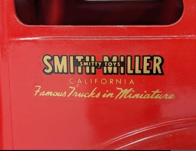 Vintage Restored Smith Miller GMC Mobilgas Mobil Oil Tanker Toy Truck Collect