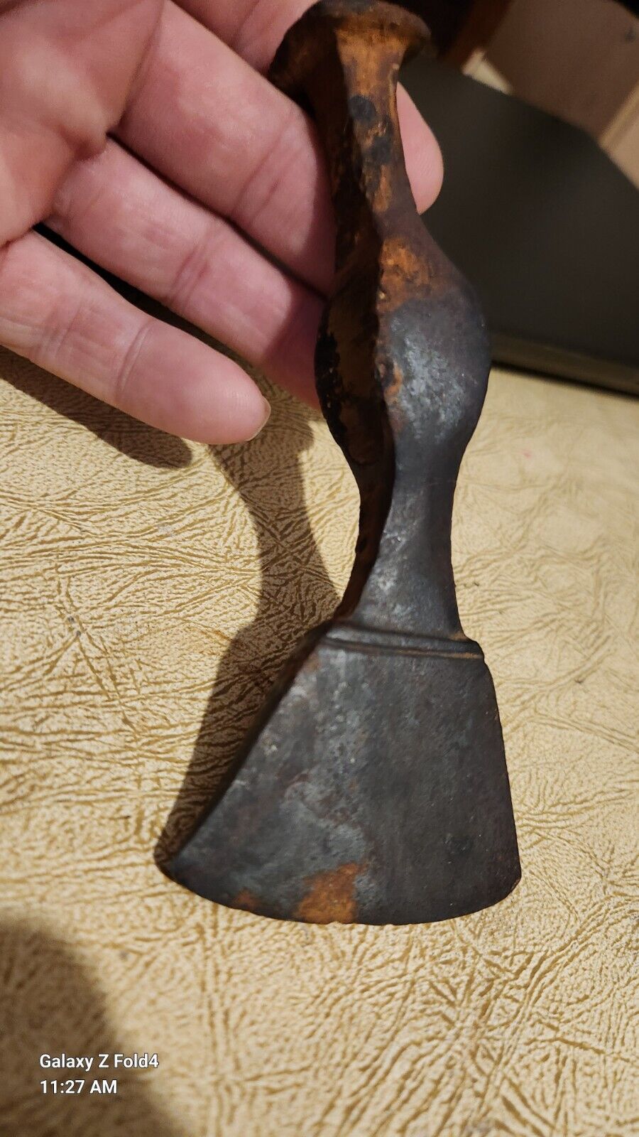 RARE ANCIENT SCYTHIAN  AXE HEAD War Relic Native American 