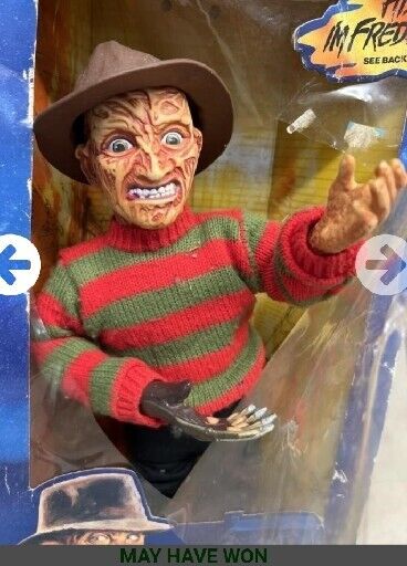 Matchbox 18" A Nightmare On Elm Street Freddy Kreuger Talking Figure WORKING