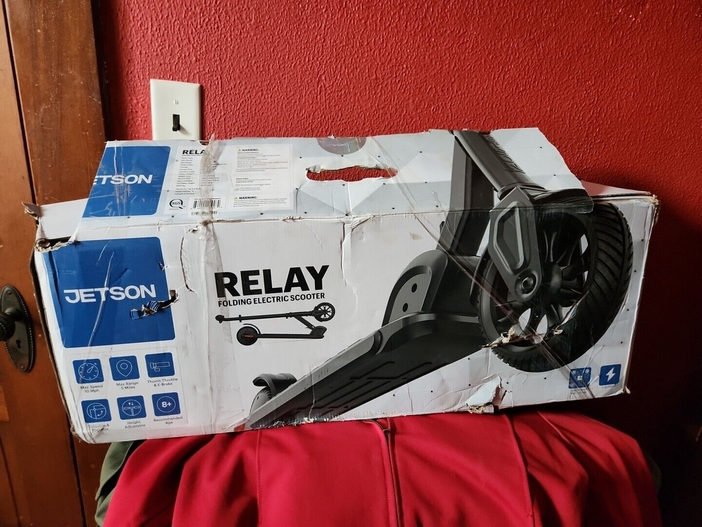 Jetson Relay Electric Scooter No Charger Open Box 