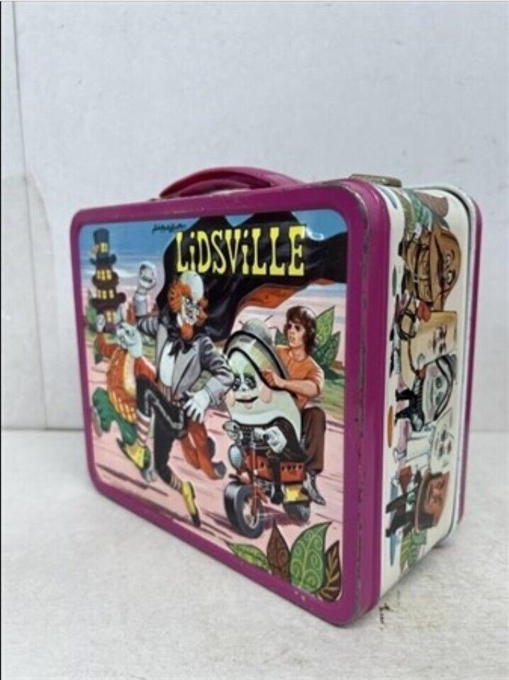 Vintage 1971 Lidsville Metal Lunchbox Sid And Marty Krofft No Thermos