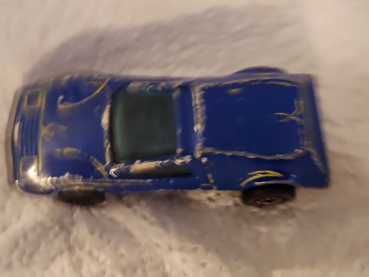 HOT WHEELS REDLINE BUZZ OFF -Dark Blue Enamel Collectible Toy Car Man Cave Decor