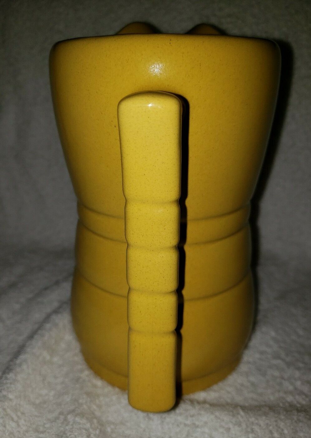 Vintage Frankoma Pottery 7.5" PITCHER # 26D Plainsman Desert Gold, MCM Western