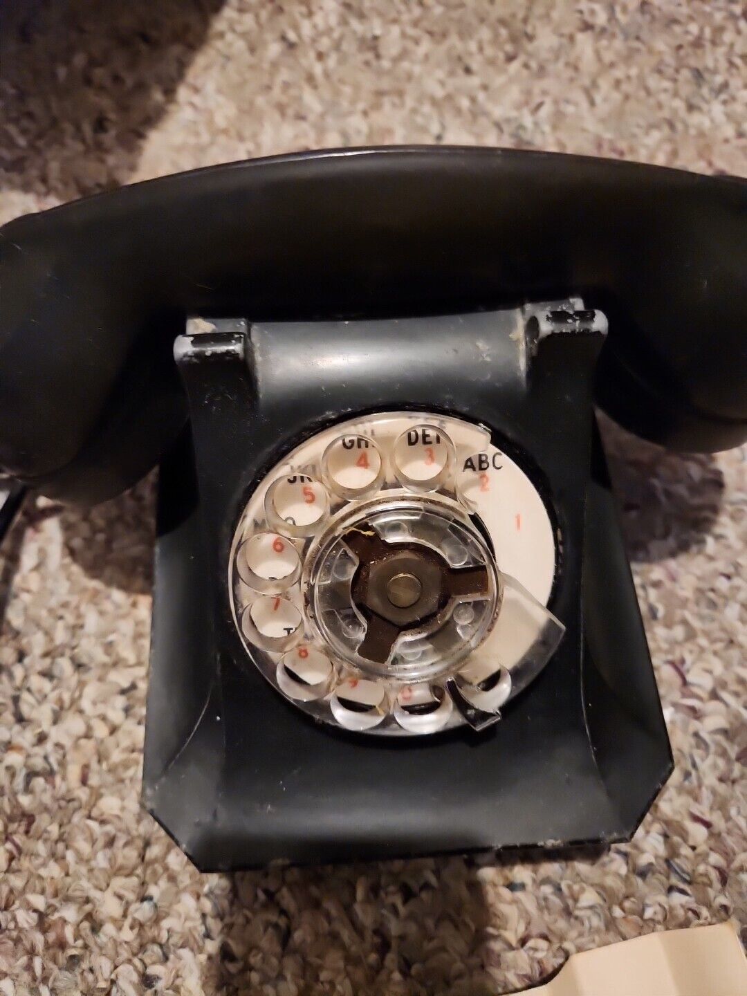 Vintage Stromberg Carlson Model Series 1243  Desk rotary Telephone As Is