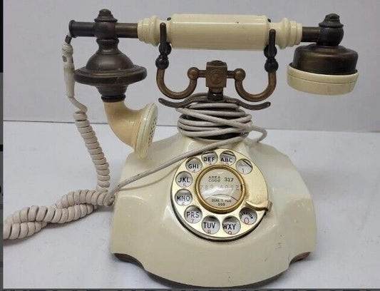 Retro Vintage MCM Regal French Cord Phone Desk or Home Decor LOUIS IV