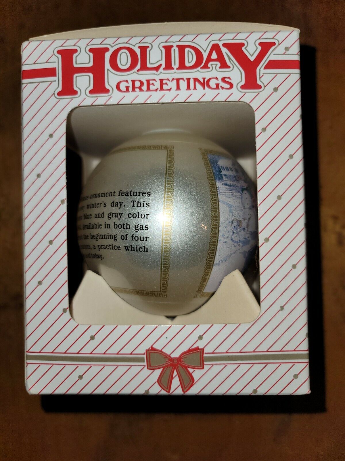 VINTAGE New Holiday Greetings 1996 New Holland Christmas Ornaments Unlimited