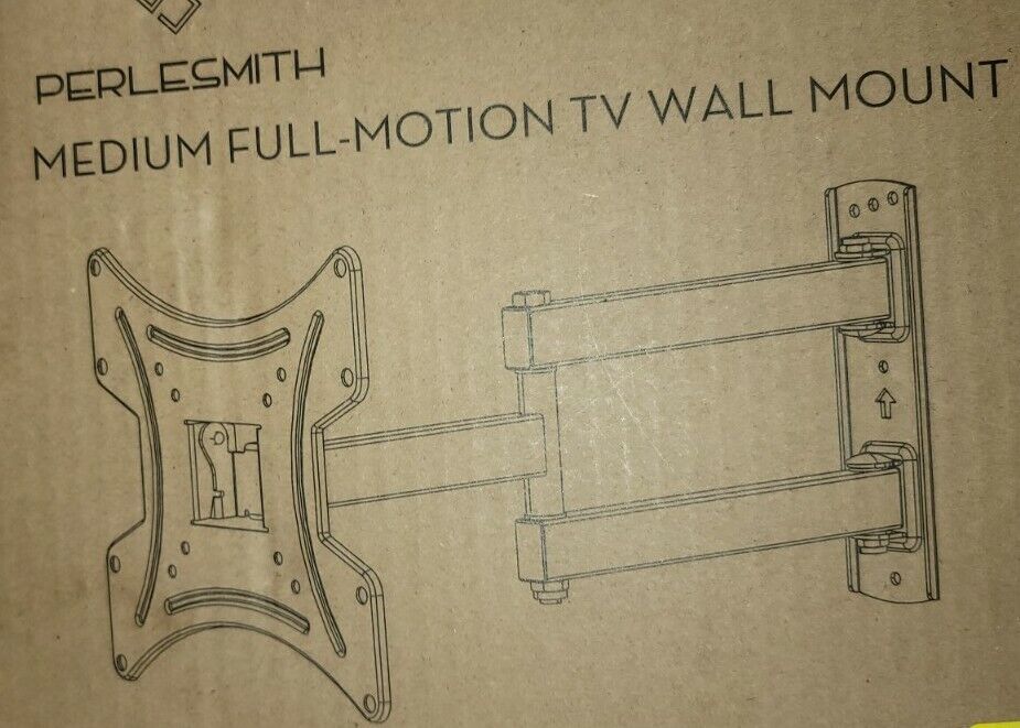 PERLESMITH Full Motion TV Wall Mount Bracket for 13-42 Inch TVs with Swivel & 16