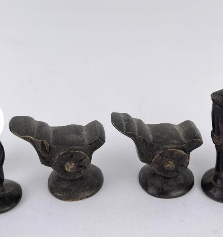 12pc Lot Burma Burmese Bronze Figures Avian Opium Weights ca.19th Century 