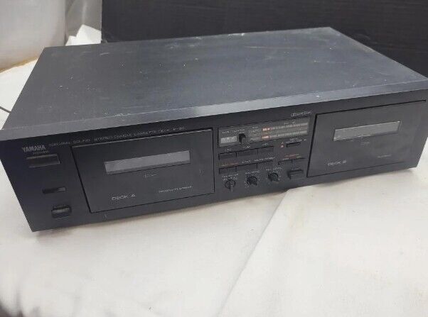 Yamaha K60 Vintage Natural Sound Stereo Double Cassette Deck Dolby BC NR Dubbing