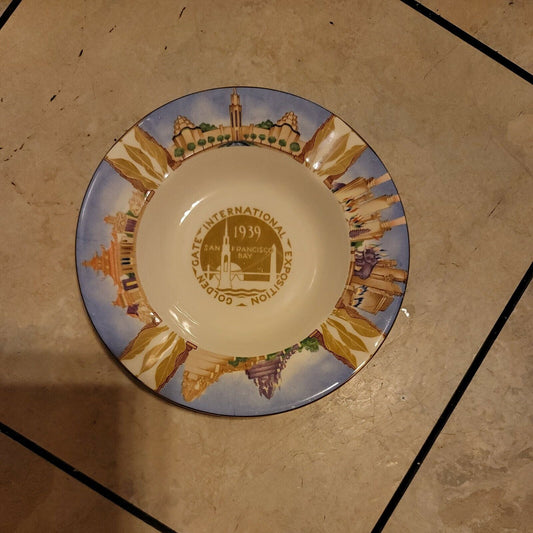 Golden Gate International Exposition Plate American USA Expo 1939 Homer Laughlin