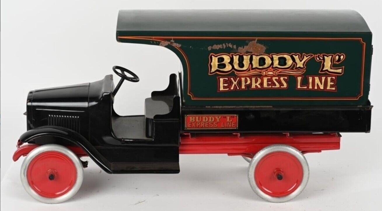 Vintage beautifully restored 1920s, buddy L Express Line truck Mint condition