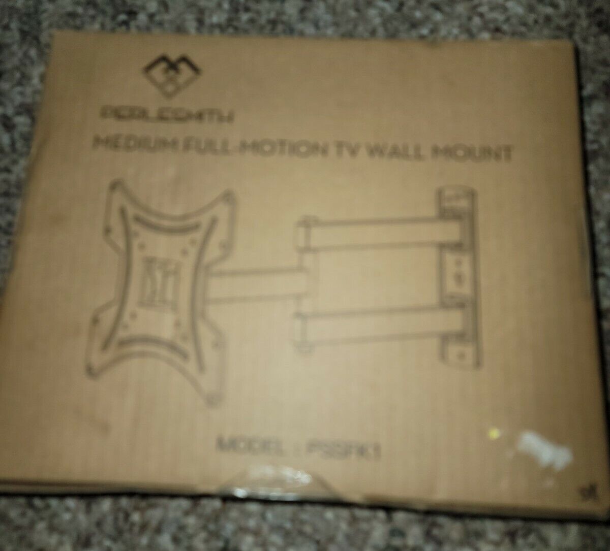 PERLESMITH Full Motion TV Wall Mount Bracket for 13-42 Inch TVs with Swivel & 16