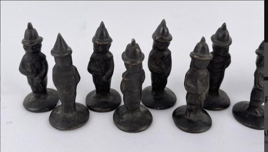 12pc Lot Burma Burmese Bronze Figures Avian Opium Weights ca.19th Century 