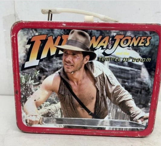 Vintage 1984 Indiana Jones Temple of Doom Lunchbox 