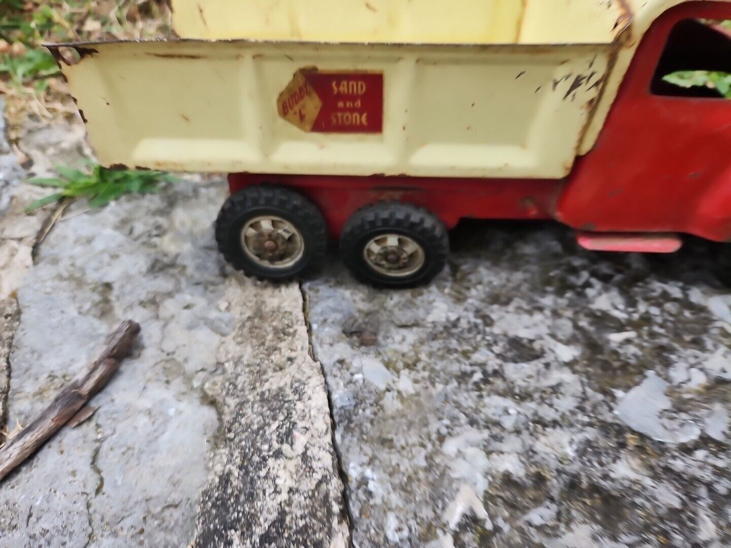 Vintage 1950s/1960s Buddy L  Dump Truck Pressed Steel 