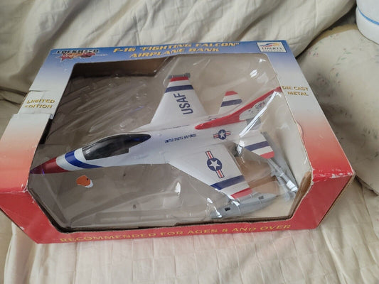 LOCKHEAD USAF FIGHTER FALCON MODEL JET NIB DIECAST