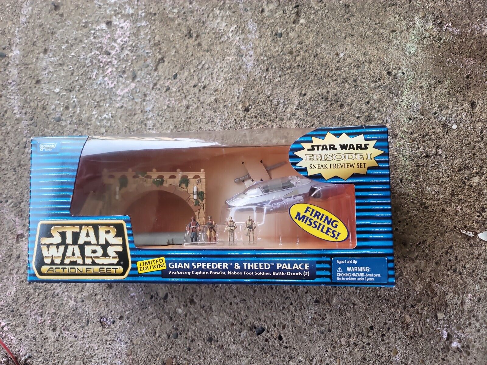 Star Wars Action Fleet Micro Machines Episode 1 GIAN SPEEDER THEED PALACE 1999