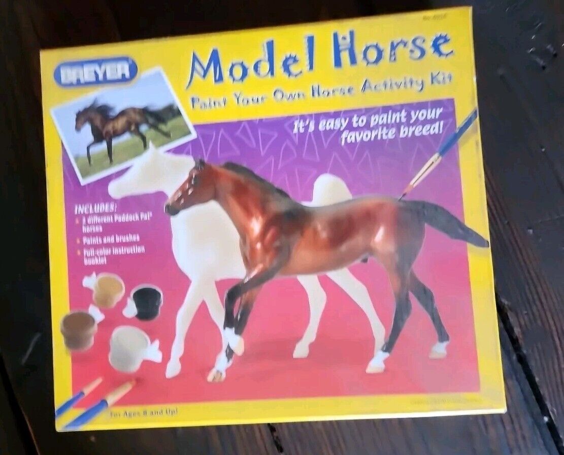 Breyer Paint Your own Horse Model Horse Activity Kit New Sealed 2007 #4114