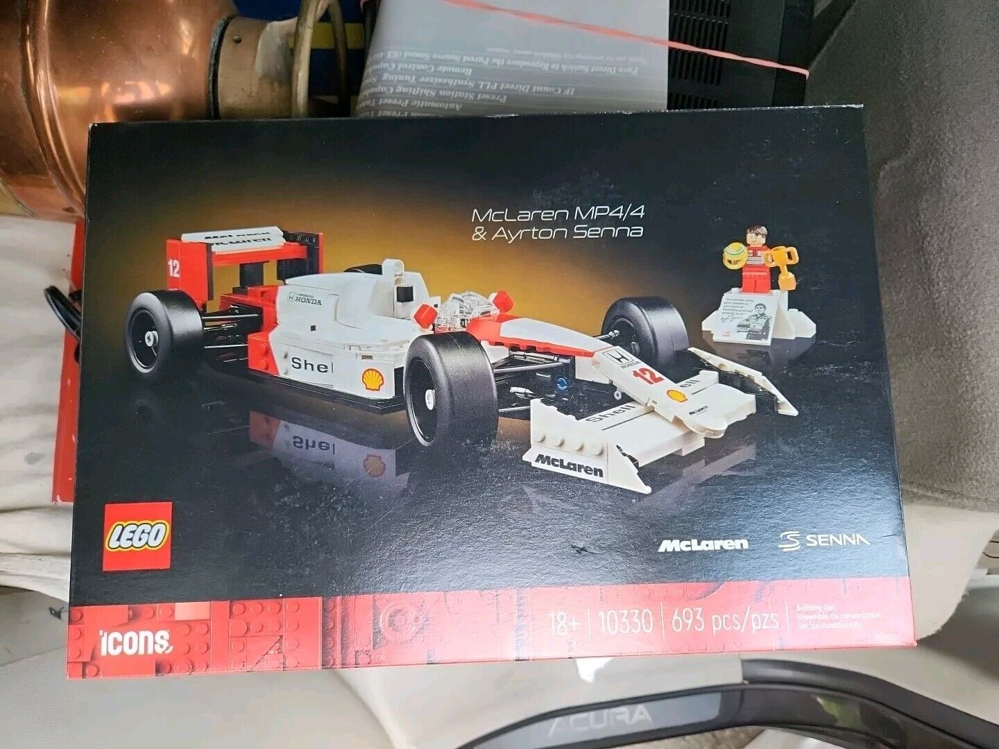 LEGO Icons McLaren MP4/4 & Ayrton Senna 10330 Building Set Indy Car Toy Vehicles