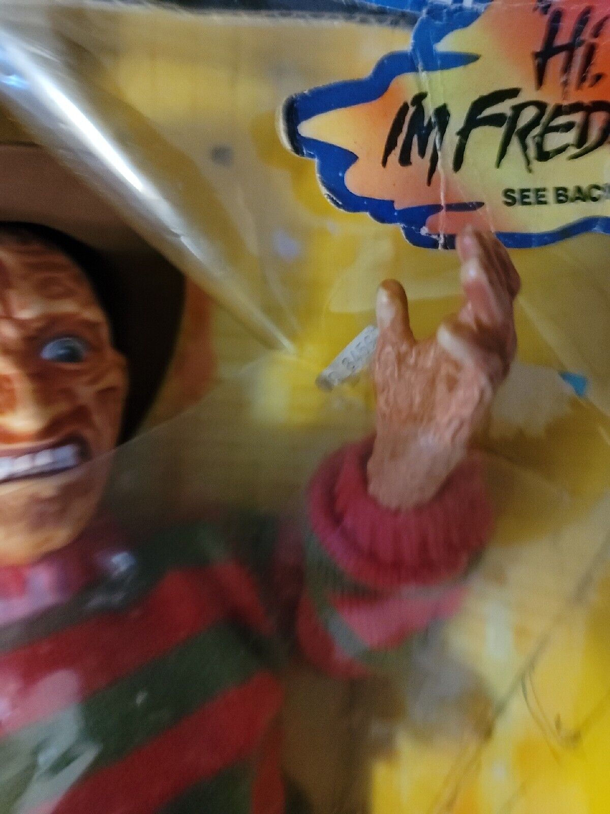 Vintage Matchbox Freddy Krueger Talking Figure Nightmare on Elm Street 1989  18”